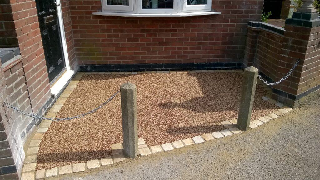 resin bound and hand made paving sets